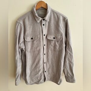 Everlane Heavyweight Overshirt - Heathered Grey - Size Large